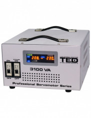 Stabilizator retea maxim 3100VA cu servomotor TED3100SVC TED Electric foto
