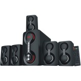 Boxe 5.1canale, SoundRise 51105W, putere totala 105W RMS, Bluetooth, USB, AUX, SD, Radio FM, negre, Serioux