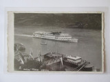 Rara! Carte postala foto Orsova-portul:Vasul Mihai Viteazul,necirculata anii 30, Fotografie