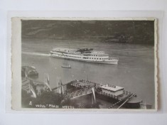 Rara! Carte postala foto Orsova-portul:Vasul Mihai Viteazul,necirculata anii 30