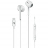 Casti In-Ear Celly UP1300, Type-C, Microfon, Alb