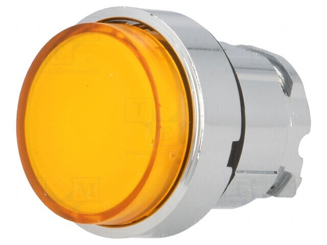 Comutator apăsare 22mm portocaliu stabil 1 poziție