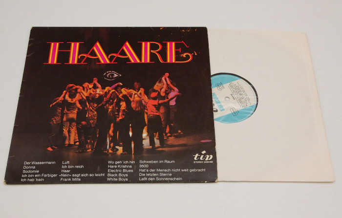 Haare (Hair) - musical rock in lb. germana - disc vinil vinyl LP