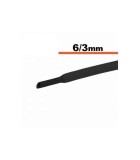 Tub termocontractibil negru 6mm/ 3mm 0.5m