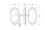 Set placute frana,frana disc LANCIA YPSILON (843) (2003 - 2011) BOSCH 0 986 494 075