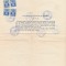 1937 Romania - Coala fiscala timbrata Fondul Aviatiei 100L, timbru fix si sec