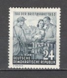 D.D.R.1953 Ziua marcii postale SD.23, Nestampilat