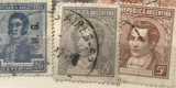 Timbre America Interbelica TMB1AMC Argentina serie/lot 3 - centavos