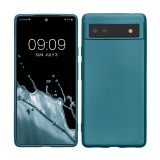 Husa Kwmobile pentru Google Pixel 6a, Albastru, Silicon, KWM000015LB019C, Carcasa