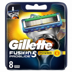 Set 8 rezerve pentru aparat de ras Gillette Fusion Proglide Power, 5 lame foto