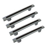 Cumpara ieftin Set 4 Manere din plastic, 2109-13, lungime 132 mm, distanta gauri 96 mm, wenghe