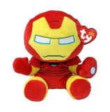 Cumpara ieftin Jucarie de plus Ty Beanie Babies - Soft Marvel Iron Man, 15 cm