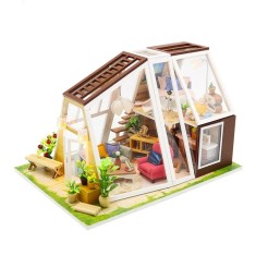 Jucarie pentru copii DIY Hobby Day Casa de asamblat pentru papusi