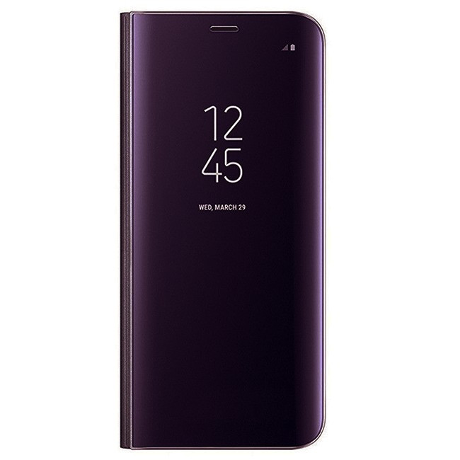 Husa HUAWEI P30 - Flip Wallet Clear (Violet) Blister