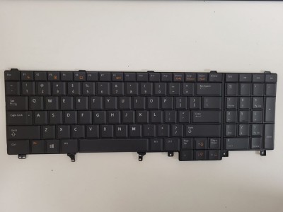 Tastatura Laptop, Dell, Latitude E5520, E5520M, E5530, E6520, E6530, E6540, iluminata, layout US foto