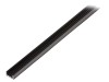 Profil LED KLUŚ GIZA-LL 1m Negru Aluminiu Latime Interioara 24mm Incastrat Anodat