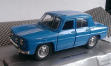 Macheta Renault 8 Gordini (Dacia 1100) albastru - Welly 1/36, 1:43