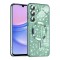 Husa MagSafe pentru Samsung Galaxy A15 5G A156 / A15 A155, Techsuit, Luxury Glitter, Verde Deschis