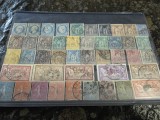 Lot timbre Franta, 1860-1890, diferite, Napoleon, Ceres, Semeuse, stampilate