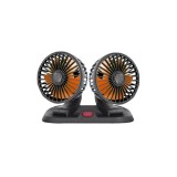 Ventilator auto dublu cu mufa USB 12-24V Cod:FS-1308 Automotive TrustedCars, Oem
