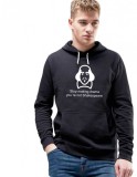 Cumpara ieftin Hanorac Barbati Negru - Shakespeare Drama - S