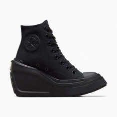 Converse tenisi Chuck 70 De Luxe Wedge femei, culoarea negru, A08094C