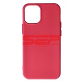Husa Silicon iPhone 12 Mini Raspberry - High Copy - Protectie Premium