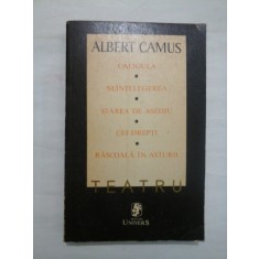 TEATRU - ALBERT CAMUS