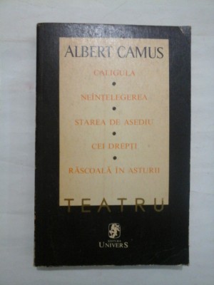 TEATRU - ALBERT CAMUS foto