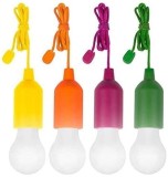Set 4 becuri cu LED fara fir Handy Lux Colors portabile, Oem