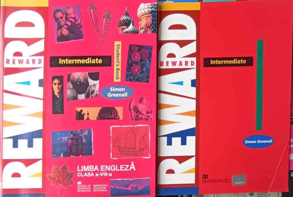 SET 2 CARTI LIMBA ENGLEZA CLASA A VIIIA REWARD INTERMEDIATE, GRAMMAR AND VOCABULARY STUDENT'S