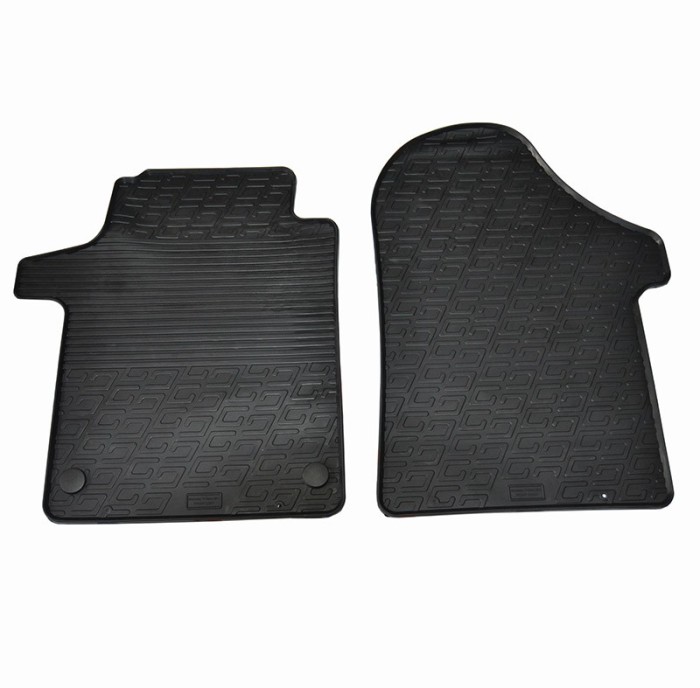 Set covorase auto din cauciuc Mercedes Clasa V (W447), Vito 2014- (Automat), Facelift 2019-, Negru, Gledring 2 buc.(fata) AutoDrive ProParts
