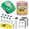 Pachet Gard Electric Complet 1000m, 4.5J AgroElectro, Animale Domestice, Fir, Izolatori, Conectori, Bara Impamantare, Maner Poarta