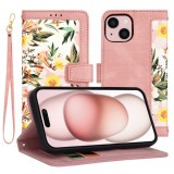 Husa pentru Apple iPhone 15, Techsuit, FlipCraft, Roz