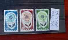 TS21 - Timbre serie Portugal - Portugalia - 1964 Mi963-965