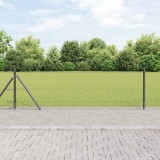 Cumpara ieftin Gard hexagonal cu baza din beton 25 x 0,5 m Gri Plasa