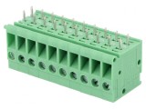 Regletă de conexiuni PCB 90&deg; 5mm 2,5mm2