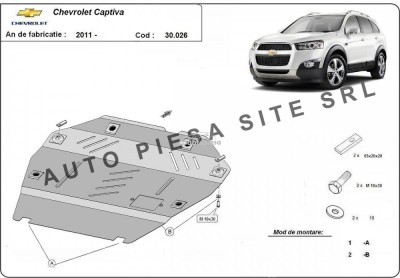Scut metalic motor Chevrolet Captiva fabricat incepand cu 2011 APS-30,026 foto