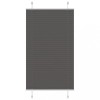 Gossi jaluza plisata negru 75x100cm latime tesatura 74,4 cm poliester
