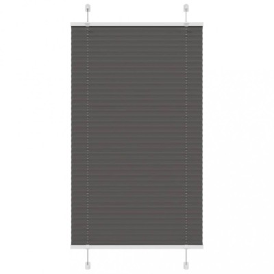 Gossi jaluza plisata negru 75x100cm latime tesatura 74,4 cm poliester foto