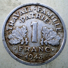 1.173 FRANTA VICHY WWII 1 FRANC 1943