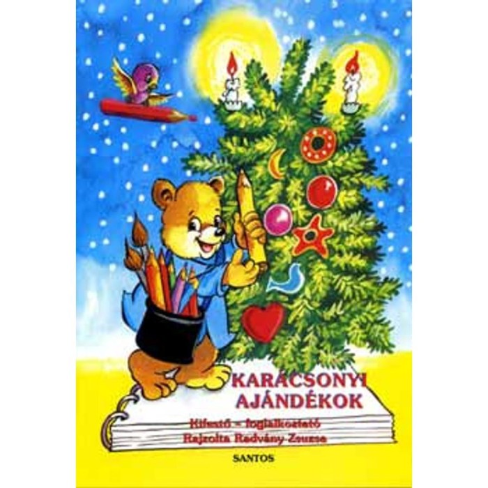 Kar&aacute;csonyi aj&aacute;nd&eacute;kok - Kifestő - foglalkoztat&oacute; - Radv&aacute;ny Zsuzsa