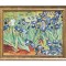 Tablou celebru inramat pictat manual, Irisi la Saint-Remy - 45x35cm ulei pe panza reproducere Vincent van Gogh