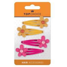 Set 4 agrafe de par pentru copii Top Choice TC26751 foto