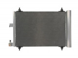 Condensator climatizare Citroen Berlingo, 04.2003-05.2008, motor 1.4, 55 kw benzina, full aluminiu brazat, 555 (505)x365x17 mm, cu uscator si filtru, SRLine