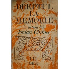 Dreptul la memorie &icirc;n lectura lui Iordan Chimet, Vol. III, Dialog despre identitatea rom&acirc;nească, 1992