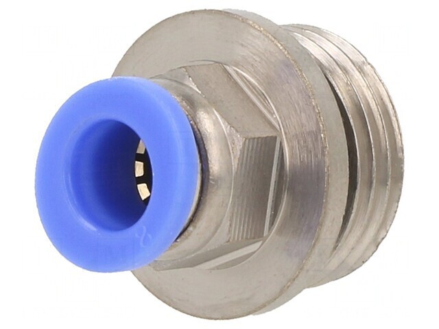 Racord push-in simplu alamă nichelată M10x1 30bar