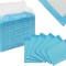 Set de 50 de Substraturi Igienice Absorbante, Material Ne?esut ?i Pulpa de Lemn, 60x45 cm, Albastru