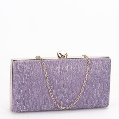 Geanta clutch mov cu sclipici BYH-809 06 foto