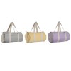Geantă Damă Home ESPRIT Galben Gri Liliachiu 50 x 26 x 26 cm (3 Unități), Negru